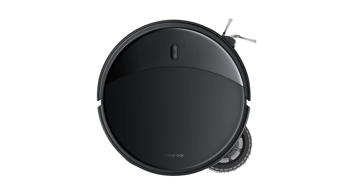 Top view of the Roborock Saros 10R robot vacuum.