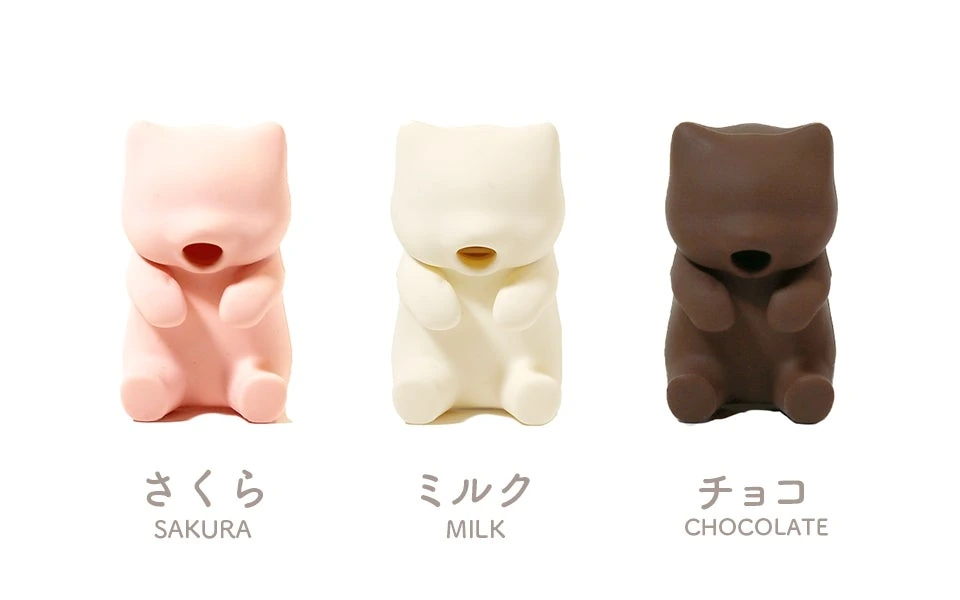Nékojita FuFu cat-shaped food-cooling robots in Sakura, Milk and Chocolate.